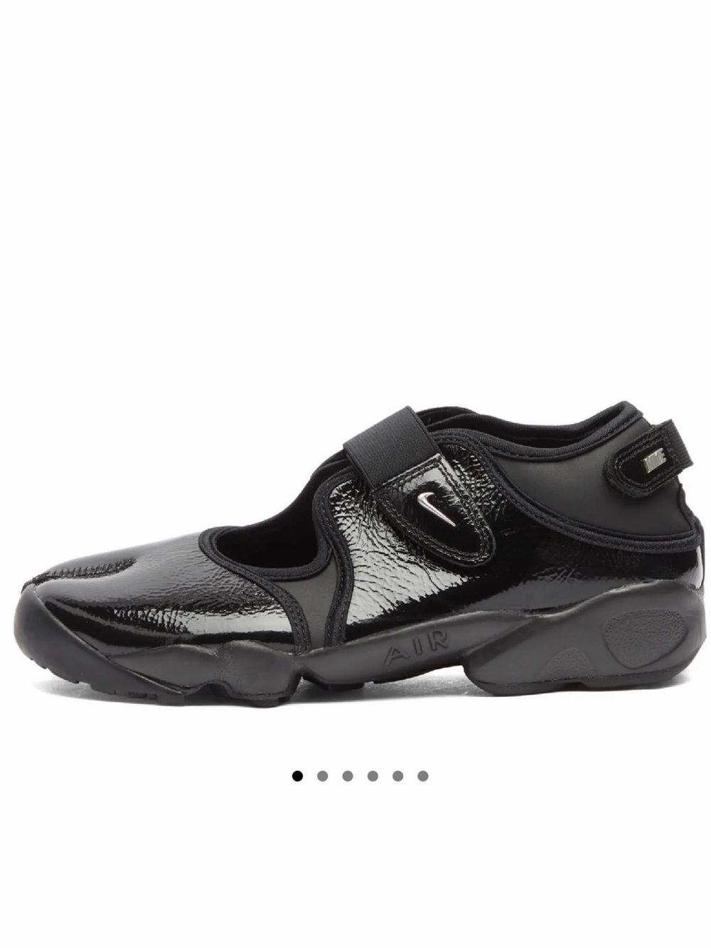 Nike Black Patent Air Rift